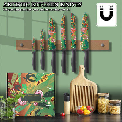 MCA69, Knife Set,McCook 12-Piece Kitchen Knives Set